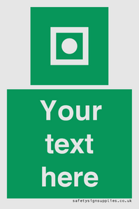 Custom sign safe condition Shipboard general alarm